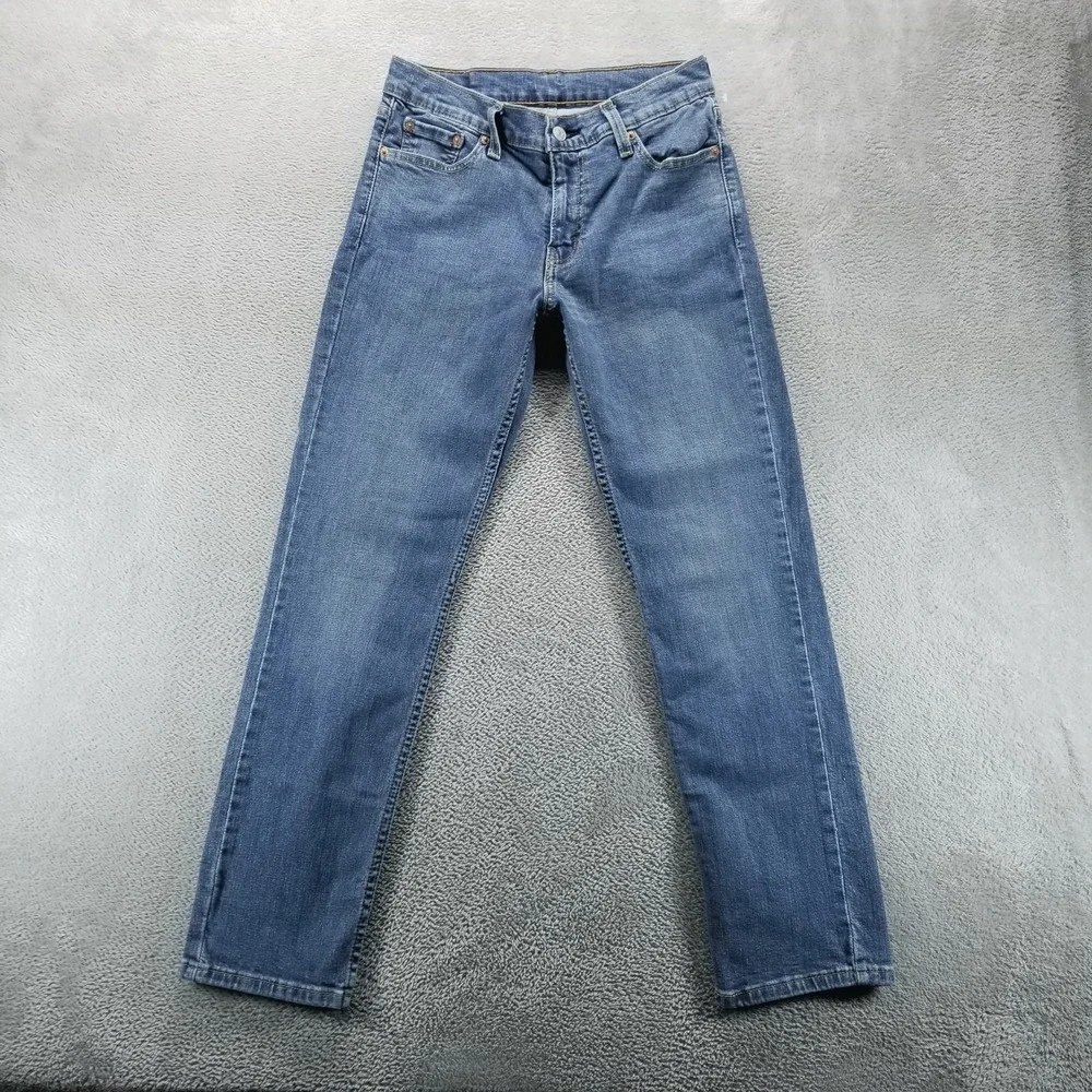 Levis 511 Jeans Mens 29x30‎ Blue Slim Straight Low Rise Light Wash Stretch